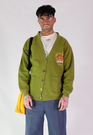 MOSCHINO 90S CROWN CARDIGAN