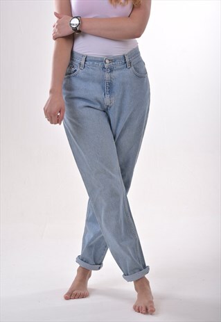 LEVI'S HIGH WAISTED LIGHT BLUE DENIM JEANS