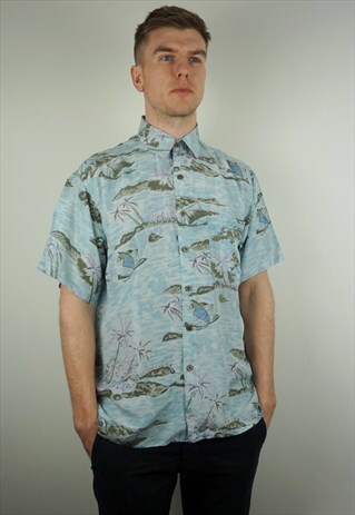 PURE SILK PATTERNED SHIRT