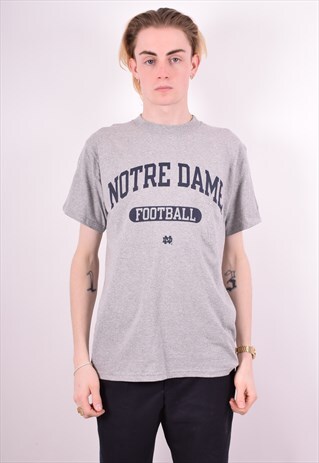 CHAMPION MENS VINTAGE T-SHIRT TOP MEDIUM GREY 90S