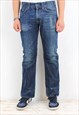 506 Vintage Mens W31 L30 Standard Straight Jeans Denim Pants