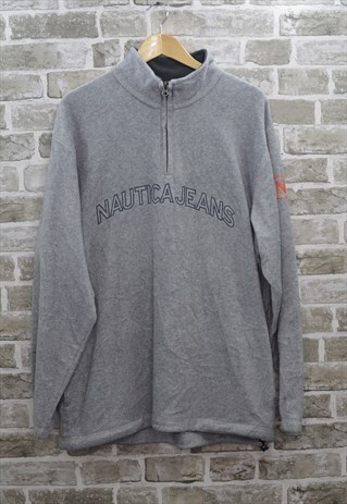 vintage nautica quarter zip