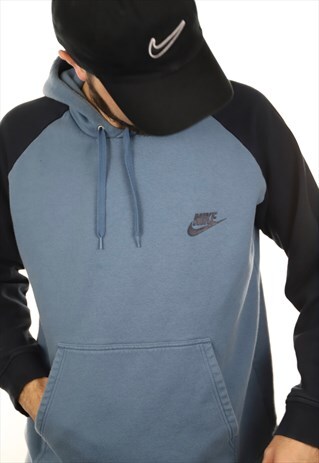VINTAGE NIKE HOODIE BLUE