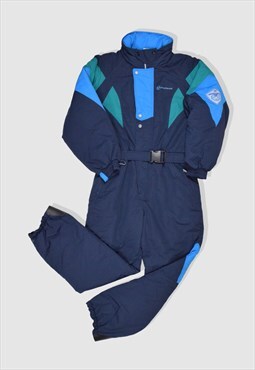 Vintage 1980s Sergio Tacchini Colour Block Ski Snow Suit