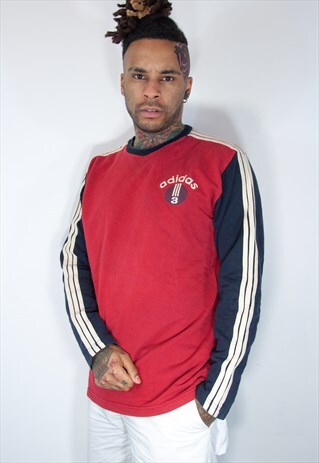 ADIDAS EMBROIDED LIGHT SWEATSHIRT