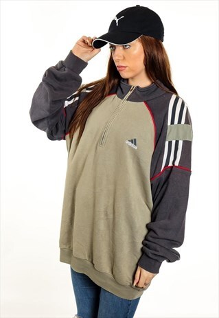 VINTAGE ADIDAS ZIP-UP SWEATSHIRT SW444