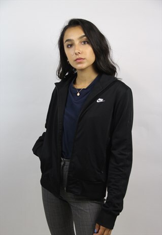 VINTAGE NIKE 90'S BLACK SPORTS JACKET
