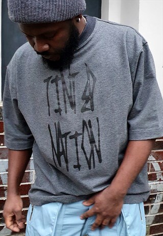 DARK GREY OVERSIZED T-SHIRT