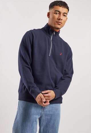 VINTAGE NAUTICA 1/4 ZIP SWEATSHIRT