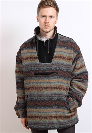 VINTAGE AZTEC NAVAJO FLEECE
