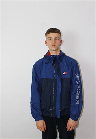 VINTAGE TOMMY HILFIGER SPELL OUT JACKET