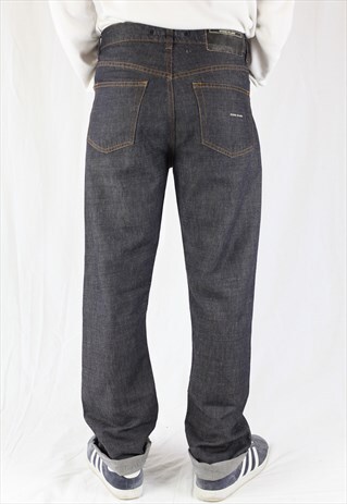 MENS VINTAGE STONE ISLAND JEANS W30 L31 RAW DENIMS 90'S