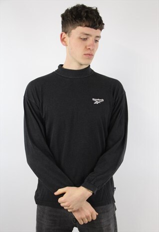 VINTAGE REEBOK LONG SLEEVE GREY TOP