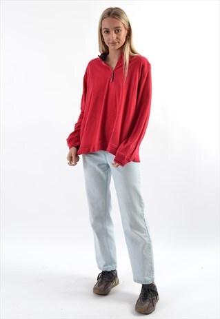RED TOMMY HILFIGER JUMPER GJ4551