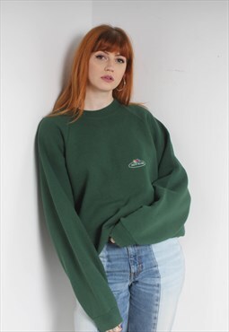 Vintage Fruit of The Loom 90's Oversize Sweatshirt Green