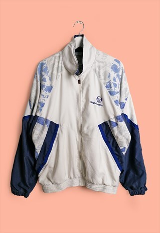 VINTAGE 90'S SERGIO TACCHINI UNISEX RETRO TRACK JACKET BLUE