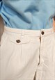 VINTAGE SUMMER SHORTS, REDPOINT SHORTS, RETRO LINEN SHORTS, 