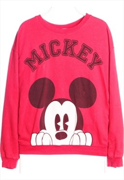 Red Disney Mickey Sweatshirt - XLarge