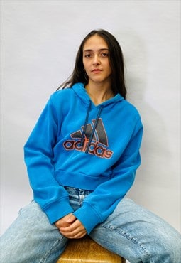 Vintage 90s adidas Rework Crop Hoodie