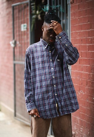 RARE VINTAGE BURBERRY CHECK SHIRT