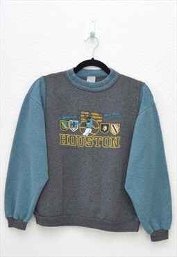 80's Houston Baseball Sweatshirt (XS)