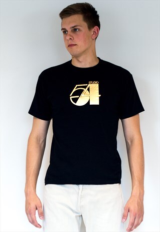 VINTAGE RETRO BLACK T-SHIRT TOP