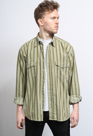VINTAGE CORDUROY CORD SHIRT
