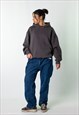 BLUE DENIM 90S DICKIES  CARGO SKATER TROUSERS PANTS JEANS