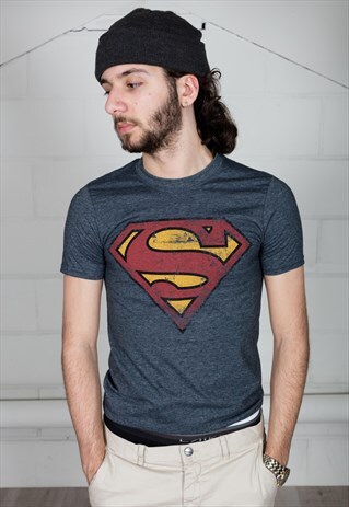SUPERMAN VINTAGE LOGO UNISEX T-SHIRT