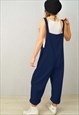 DUNGAREES RELAXED FIT LONG NAVY WORKWEAR BLUE