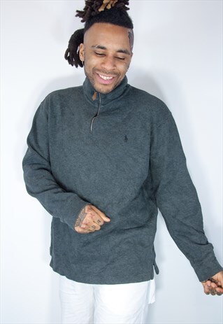 RALPH LAUREN 1/4 ZIP SWEATSHIRT