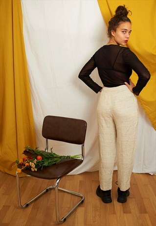VINTAGE 80S 90S HIGH WAIST PANTS