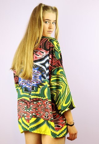 ACID HIPPY CHIFFON KIMONO