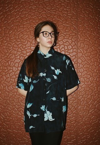 VINTAGE 90S BLUE SHIRT