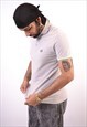 VINTAGE FRED PERRY POLO SHIRT SLIM FIT GREY