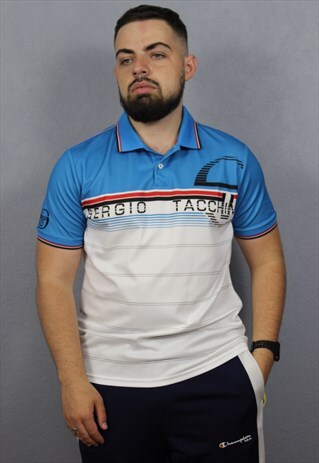 VINTAGE SERGIO TACCHINI BIG LOGO T-SHIRT
