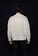 MESH CARDIGAN TRANSPARENT SWEATER DISTRESSED KNITTED JUMPER