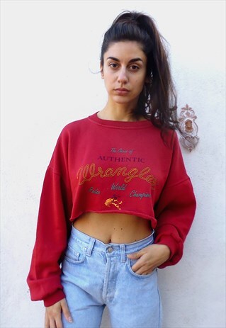 VINTAGE WRANGLER CROP JUMPER