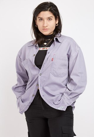 VINTAGE PURPLE LEVI'S DENIM SHIRT