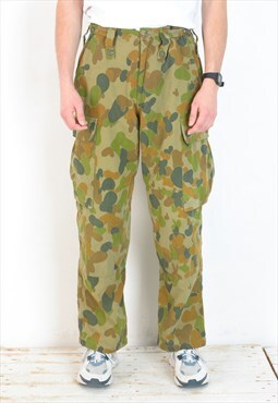 Australia Army Vintage W30 - W32 L32 Combats Pants Trouser S