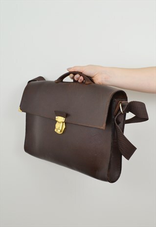 LEATHER MESSENGER BAG