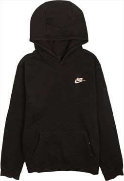 Vintage 90's Nike Hoodie Swoosh Pullover Black XLarge