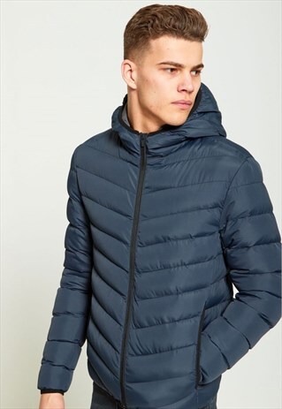 MENS BRAVE SOUL BUBBLE COAT