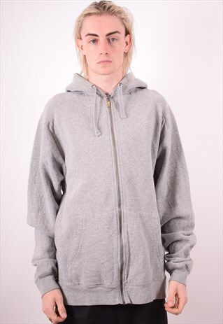 CHAMPION MENS VINTAGE HOODIE JACKET XL GREY 90S