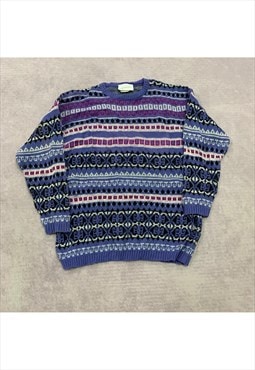 Vintage Knitted Jumper Women's L