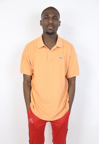 VINTAGE LACOSTE ORANGE POLO SHIRT