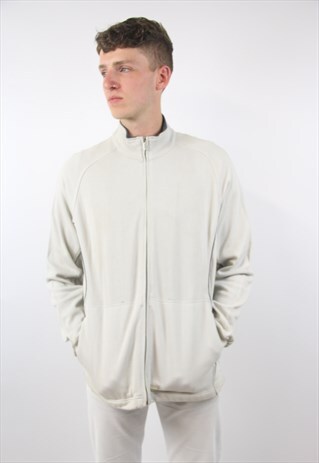 VINTAGE CHAMPION CREAM SPORTS JACKET