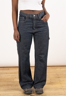 Vintage BSB Baggy Jeans Women's Dark Blue