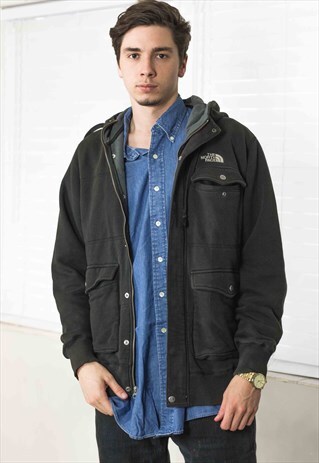 VINTAGE NORTH FACE JACKET LOGO 90S L 40.8