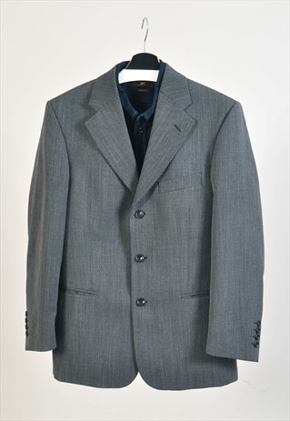 Vintage 90s blazer jacket in grey